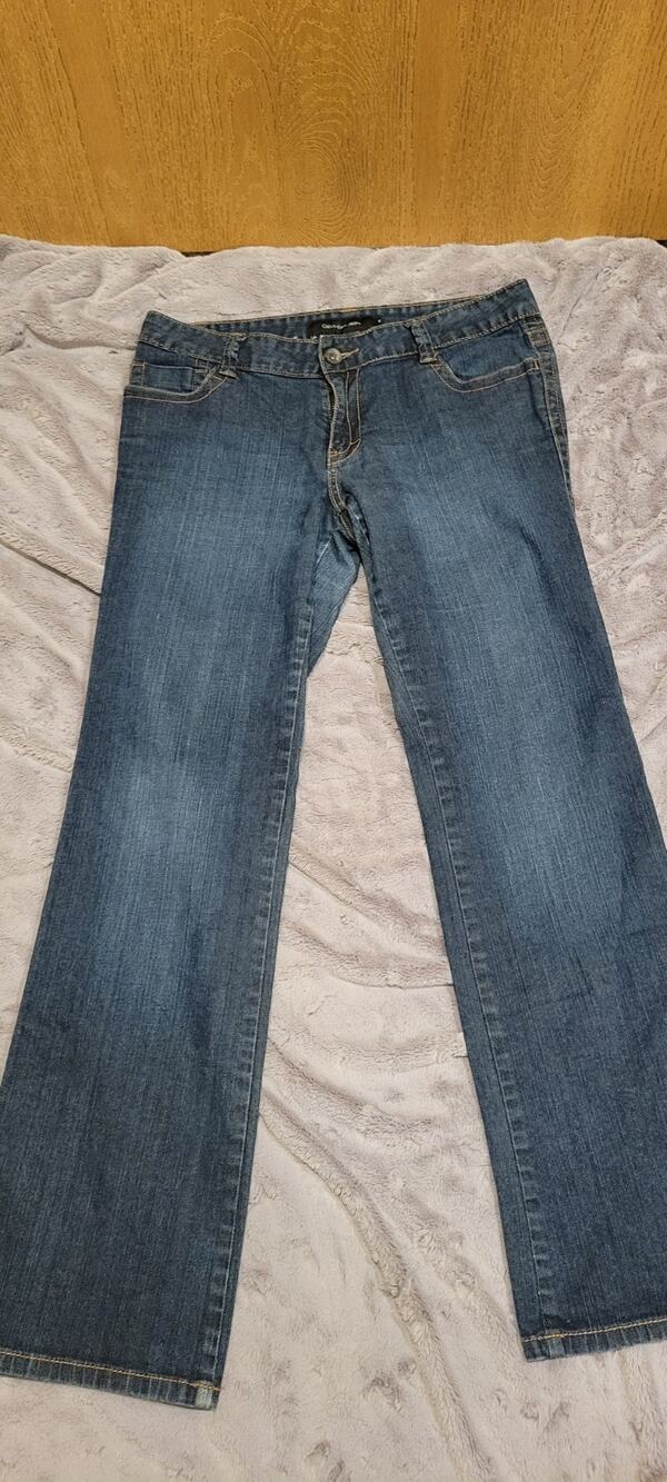 Calvin Klein Jeans Womens 12 Bootcut Blue Denim Mid Rise Y2K Casual